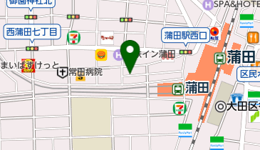 蒲田西口商店街振興組合の地図画像