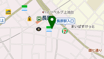 長原商店街振興組合の地図画像