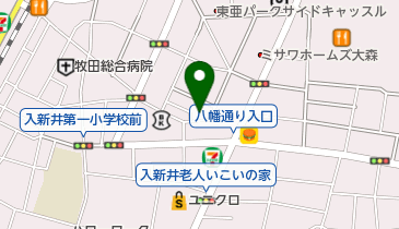 片岡商店の地図画像