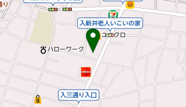 西山機材株式会社の地図画像