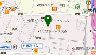 ラカーヴ・ド・YaMaYa大森店の地図画像