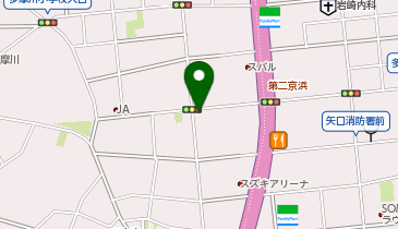 日産チェリー矢口販売の地図画像