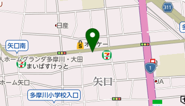 藤木自動車部品商会の地図画像