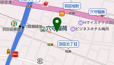 有限会社羽田書店の地図画像