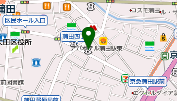 大東京信用組合 蒲田支店の地図画像