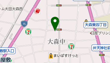 中村ふとん店の地図画像