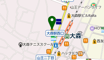 株式会社梅丘寿司の美登利総本店大森店の地図画像