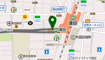 京樽蒲田デリカプラザ店の地図画像