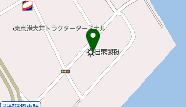 日東富士製粉株式会社東京工場の地図画像