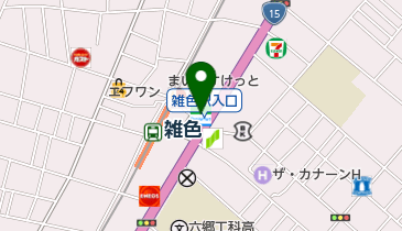 デリカキング雑色店の地図画像