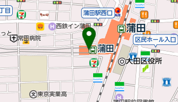 ハゲ天東急蒲田店の地図画像