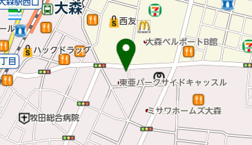 キャスターハウスの地図画像