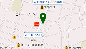 うみの動物病院の地図画像