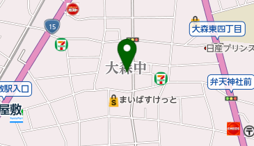 ナカ動物病院の地図画像