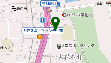 田中屋パン菓子店の地図画像