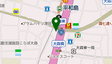 日焼けスタジオクロコダイル 平和島店の地図画像