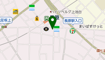 サンスーシ 長原店の地図画像
