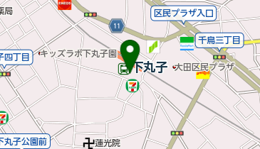 サンスーシ 下丸子店の地図画像