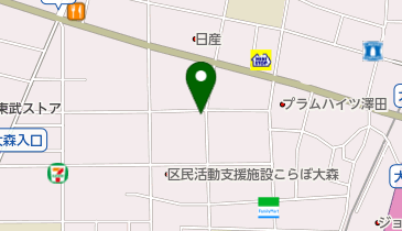 美容室NaNAの地図画像