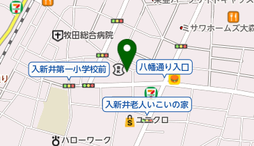 くらや文具店の地図画像