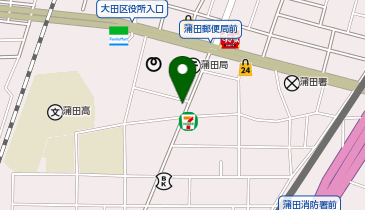 ペット田島の地図画像