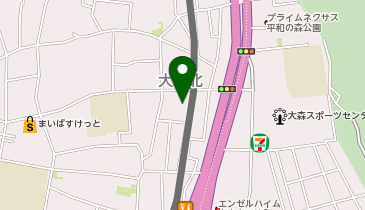 大森北六丁目保育園の地図画像