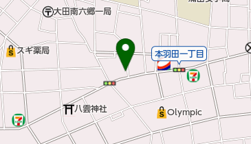 大田区立保育園 北糀谷の地図画像
