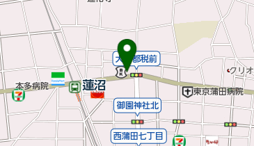富国生命保険相互会社 京浜支社 蒲田営業所の地図画像