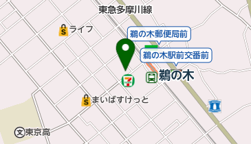 鵜の木調剤薬局の地図画像