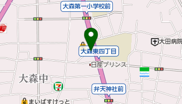大森薬局の地図画像