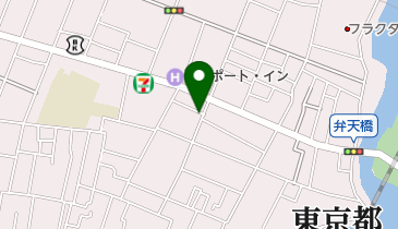 さかなや洋品店の地図画像