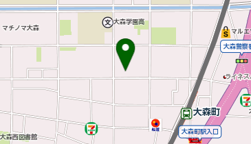 大森湯の地図画像