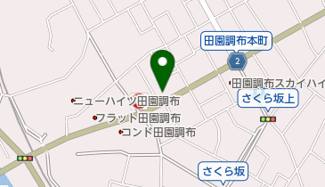いわき理容室の地図画像