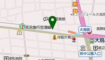 カットガレージの地図画像