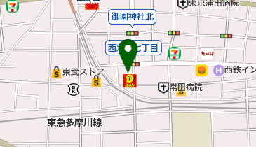 CUTGARAGEWESTの地図画像