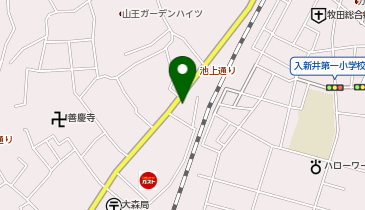 理髪一番大森店の地図画像