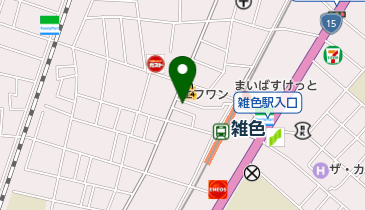 理髪一番雑色店の地図画像