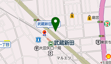 理髪一番武蔵新田店の地図画像
