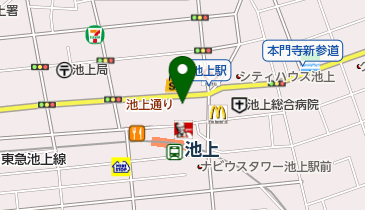 池上食堂の地図画像