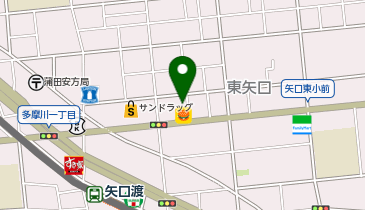 ピザハット 蒲田店の地図画像