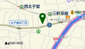 陽夏堂治療室の地図画像