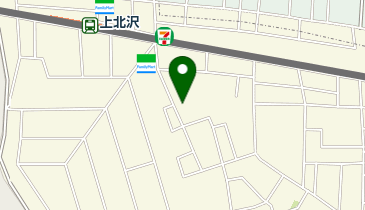 世田谷区立 区民センター 上北沢の地図画像