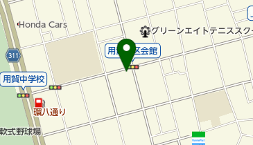 フルールドショコラの地図画像