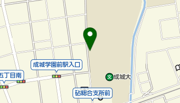 成城学園初等学校の地図画像