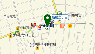 東京フードサービス株式会社の地図画像