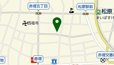 カトリック東京大司教区 赤堤教会の地図画像