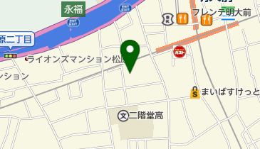 カトリック東京大司教区 松原教会の地図画像