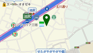 黒住教東京大教会所の地図画像