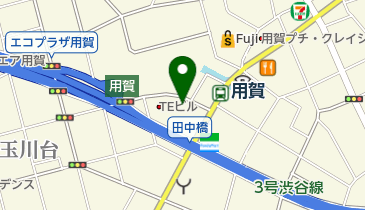 株式会社白洋舎 用賀サービス店の地図画像