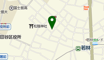 株式会社白洋舎 若林営業所の地図画像